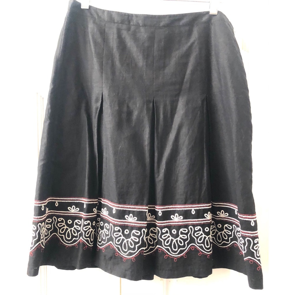 🌼 Ann Taylor LOFT Skirt; Linen and Cotton blend
